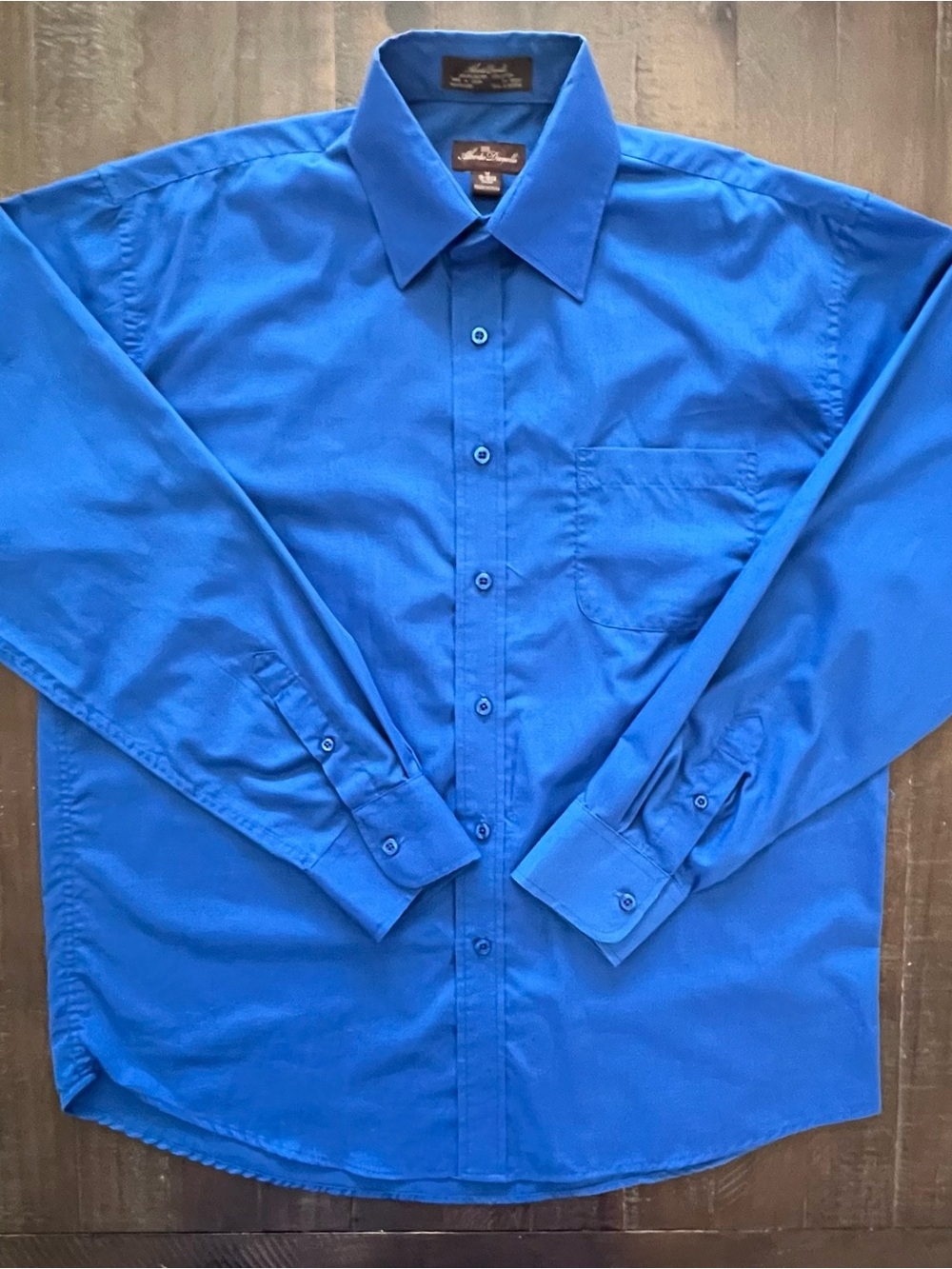 Alberto Danelli Shirt Boys Youth Medium Button Up Long Sleeve 15-15 1/2 34/35